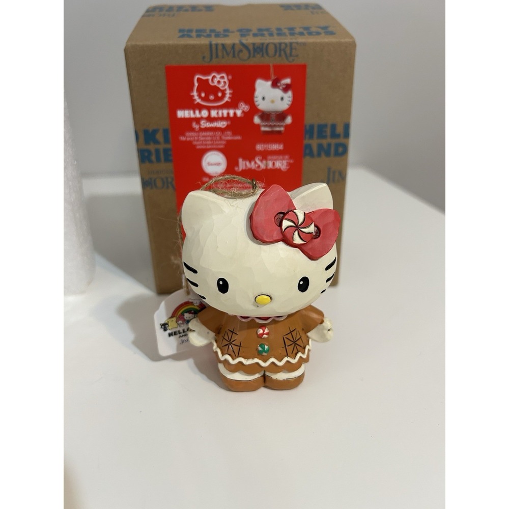 Jim Shore Sanrio Gingerbread Hello Kitty‎ Hanging Ornament 6015964